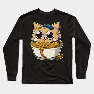 I Just Really Love Ramen - Cat Anime Kawaii japanese Long Sleeve T-Shirt